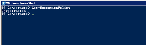 Powershell - SetExecutionPolicy